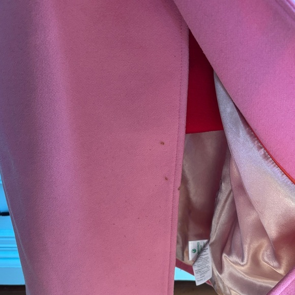 J. Crew Barbie Pink Italian Double-Breasted Wool/Cashmere topcoat - Picture 3 of 6